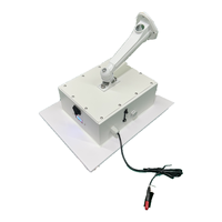 TecDeft 15W chargeur d'énergie solaire 20ah batterie au lithium 5v/12v IP65 USB kit de panneau solaire haut-parleur extérieur 2022 nouvelle surveillance