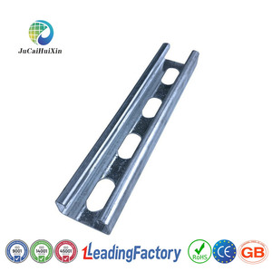Sistema de Montaje <span class=keywords><strong>Solar</strong></span> Jchx con Certificación CE ISO, Venta al por Mayor de Fábrica, Canal de Soporte 41x21 Personalizado con Recubrimiento HDG y Pintura en Polvo, 20-25 Años de Servicio - Product Image 2