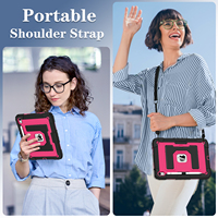 Étui de protection robuste en silicone pour tablette avec support pour stylet pour iPad A16 11e génération 11 pouces 2025 iPad 10e génération 10,9 pouces 2022