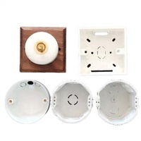 Rétro lumière créative noir blanc Vintage porcelaine interrupteur mural décoratif céramique bascule métal levier 250V prise interrupteur EU