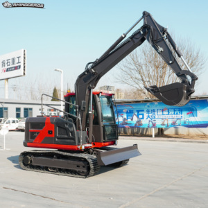 Excavatrice sur chenilles Rhinoceros XN80E tendance, <span class=keywords><strong>8</strong></span> <span class=keywords><strong>tonnes</strong></span>, à transmission automatique, hydraulique, pour travaux de terrassement, à vendre - Product Image 6