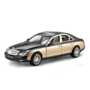 Modelo de aleación de fundición 1:24, juguete ercede-Enz aybach <span class=keywords><strong>62S</strong></span>, modelo de metal de decoración, modelo de coche extraíble con sonido y luz - Product Image 1