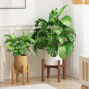 Di alta qualità metà del secolo moderno fiore di bambù Stand per interni ed esterni porta piante con un Design elegante - Product Image 2