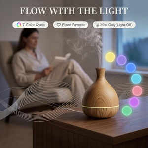 Tyloc Ultrasonic Aroma Diffuser Rechargeable LED Lighting Eco-Friendly Portable Mini <strong>Humidifyer</strong> Air Freshener USB Desktop Home - Product Image 3