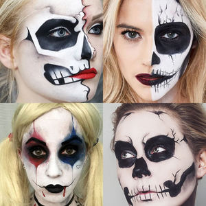<span class=keywords><strong>Kit</strong></span> de <span class=keywords><strong>maquillage</strong></span> Zombie SFX avec fausse éponge en latex de sang Ensemble de peinture pour visage d'Halloween pour adultes et enfants - Product Image 4