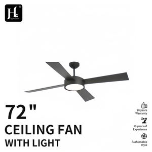 Nuevo Producto: Ventilador Inteligente de Techo de 52 Pulgadas con 4 Aspas de Madera Contrachapada, Moderno, Negro Mate, con Luz, Ventilador de Techo DC con Lámpara - Product Image 6