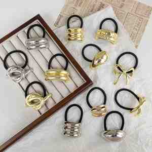 Épingle à cheveux carrée géométrique en alliage brillant pour femmes Accessoires pour cheveux Vente en gros - Product Image 3