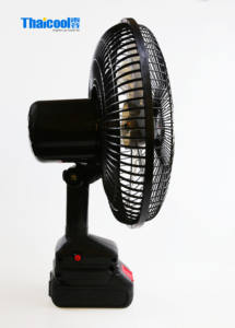 신상품 11 인치 플라스틱 자동차 팬 장거리 대용량 배터리 충전식 공기 냉각 팬 캠핑 및 낚시 - Product Image 4