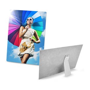 แผ่นอะลูมิเนียมเปล่าสำหรับพิมพ์แบบ Dye Sublimation พร้อมขาตั้ง - Product Image 1