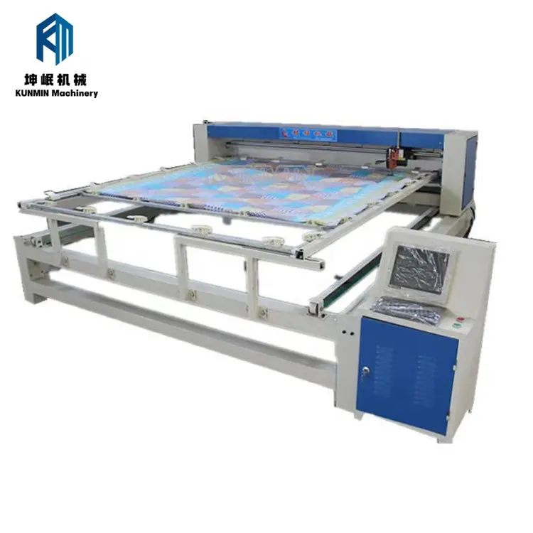 Saving The Energy And High Efficiency Single Computer Continuous Quilting Machine