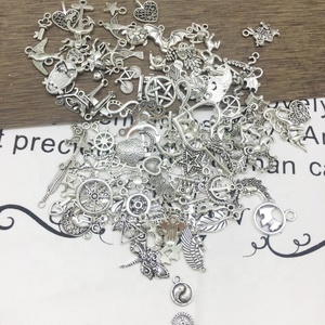 100pcs Argento Tibetano Cuore La Albero della Vita di Infusione Uccello Animale di fascini Della Lega Del Pendente forNecklace Bracciale fare - Product Image 5