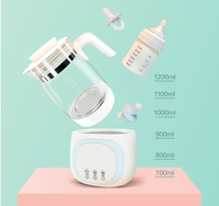 Modulateur de lait pour bébé Distributeur réglable Garder au chaud numérique pour bébé Lait maternisé Bouilloire