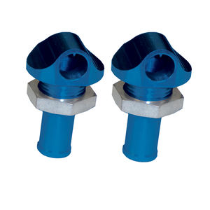 Service de tournage d'usinage CNC personnalisé comme raccord de dérivation d'eau de <span class=keywords><strong>dessin</strong></span> pièce CNC en aluminium anodisé bleu pour pièces de <span class=keywords><strong>Jet</strong></span> <span class=keywords><strong>Ski</strong></span> - Product Image 2