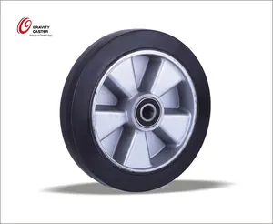 China Hot Sale Rubber Wheels With Alumiun Centre In A Factory Price And Marvellous Performance