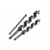 Foret hélicoïdal en acier à haute teneur en carbone avec queue hexagonale pour évacuation des copeaux, outil de perçage pour le travail du bois