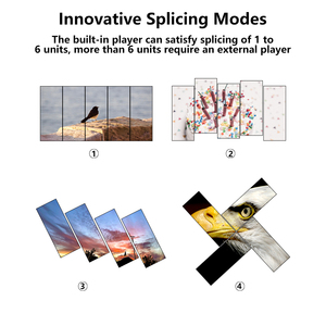 Đầy đủ màu sắc LED Máy nghe nhạc quảng cáo trong nhà LED P4 Photo Booth phần mềm miễn phí kỹ thuật số biển và hiển thị đầy đủ màu sắc LED màn hình - Product Image 4