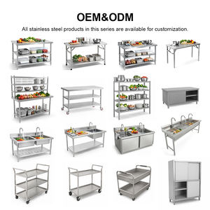 Table <span class=keywords><strong>de</strong></span> cuisine en acier inoxydable 304 <span class=keywords><strong>de</strong></span> haute qualité, tables commerciales en acier inoxydable 201, table <span class=keywords><strong>de</strong></span> travail en acier inoxydable <span class=keywords><strong>de</strong></span> qualité alimentaire - Product Image 5