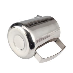 Pichet à mousse de lait en acier inoxydable de 350 ml/600 ml, polissage miroir, bec anti-goutte - Product Image 6