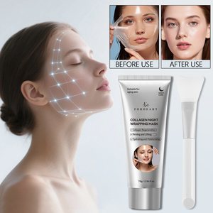 Masque facial OEM <span class=keywords><strong>Hydro</strong></span> Bio Collagène Moléculaire Anti-rides, Éclaircissant et Hydratant, au Collagène Véritable et Profond - Product Image 1