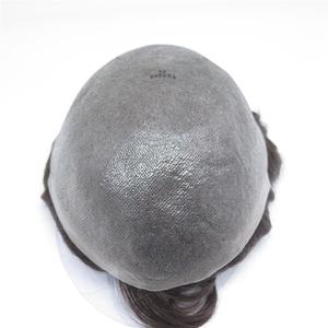 Prothèse capillaire pour homme en cheveux humains, peau fine 0,08-0,1 mm - Product Image 6