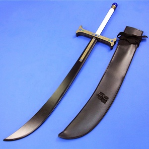 Gran oferta, <span class=keywords><strong>Arma</strong></span> de Cosplay y modelo de utilería de una pieza Hawkeye Big Sword y Black Sword Night at the Anime Exhibition está hecho de - Product Image 1