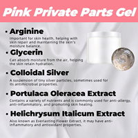 Gel vaginal raffermissant pour femmes de marque privée OEM système intime rose pour blanchir et soigner les soins intimes féminins
