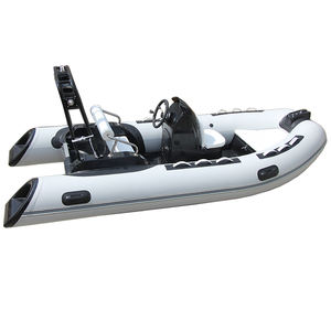 Barco RIB390C de 13 pies de Fábrica China, Bote Inflable de Fibra de Vidrio con Consola Central, RIB y Motor Fuera de Borda para Pesca - Product Image 2