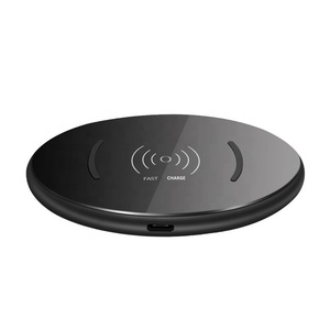 EproX10 cargador inalámbrico USB espejo ronda 10W Qi rápido cargador inalámbrico <span class=keywords><strong>para</strong></span> <span class=keywords><strong>Samsung</strong></span> iPhone 11 <span class=keywords><strong>PRO</strong></span> <span class=keywords><strong>para</strong></span> los <span class=keywords><strong>Airpods</strong></span> <span class=keywords><strong>pro</strong></span> - Product Image 2