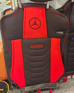 Coprisedili per auto in pelle PU Premium in cotone di lusso 5D personalizzati per SITRAK VOLVO Tractor truck front 2 pezzi - Product Image 2