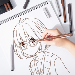 Bút Vẽ Micro Fineliner Cao Cấp 3 Màu (Xám Nhạt/Xám Đậm/Cà Phê) Với Đầu Nhập Khẩu Nhật Bản 01/05/3Mm/BR - Product Image 5