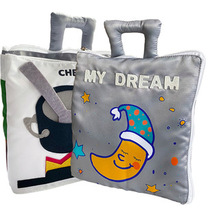 Il mio tessuto dei sogni si sentiva tranquillo libro occupato per i più piccoli fatto a mano libro di stoffa giocattolo giocattolo da viaggio per bambini - Product Image 1