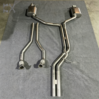 Système d'échappement en acier inoxydable 304 pour Audi S6 S7 RS6 RS7 A8 S8 C7 4.0 TFSI, épaisseur 1,5 mm, garantie 3 ans