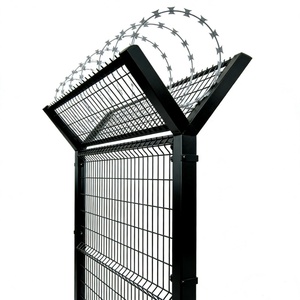 Panneaux de clôture en treillis métallique galvanisé, pliables, courbés 3D, soudés, pour jardin, sécurité, petits modèles - Product Image 2