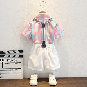 Set Completo da Bambino Stile Gentiluomo con Bretelle, Abito da Cerimonia per Bambini e Bambine, Ideale per Matrimoni - Vendita all'Ingrosso dalla Fabbrica JYS - Product Image 2