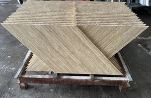 Ánh Sáng Tự Nhiên Kem Màu Be Travertine Baton Romano Travertino Batten Antiqued Giảm Tường Ốp Dải Gạch Sàn Gạch - Product Image 6