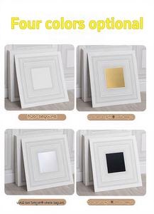 แผ่นฝ้าเพดานพีวีซี3D ที่ทันสมัยแผ่นไม้สี่เหลี่ยมดีไซน์ลายเนื้อไม้แผ่นพลาสติกตกแต่งภายในกันน้ำสำหรับใช้ในบ้าน - Product Image 3