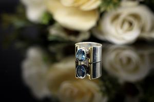 Premium Quality London Blue Topaz Gemstone Ring Handmade Designer Jewelry Ring for Men Women <b>Wedding</b> <b>Gift</b> and Special Occasions - Product Image 4