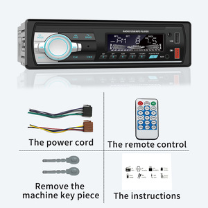 Altavoces para Auto Dingle Din con Panel Desmontable, USB, SD, Bluetooth, Sistema <span class=keywords><strong>de</strong></span> Audio, Transmisor <span class=keywords><strong>de</strong></span> <span class=keywords><strong>Radio</strong></span> FM, Reproductor MP3, Estéreo para Auto - Product Image 3