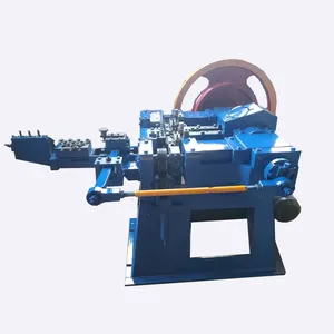 Máquina automática de fabricación de uñas de materia prima de alambre de acero de alta velocidad para fabricación de uñas de longitud 75mm