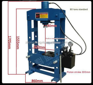 Prensa Hidráulica Eléctrica de 20 Toneladas para Talleres, Máquina de Alto Tonelaje con Sistema Servo, Incluye Rodamientos, Motor, Bomba, PLC - Product Image 2