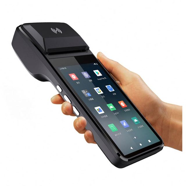 H8 R330P Android 11 Pos System 5.0" HD Touch Screen Pos Terminal with Printer NFC WIFI 4G All in One Cash Register