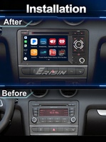 Autoradio Android 16 ES9127A 8 Go 128 Go pour Audi A3 2003-2011 Lecteur DVD 7 pouces CarPlay sans fil Android Auto DSP 4G IPS GPS