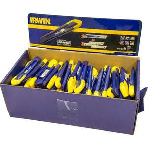 Irwin-ใบมีดสี่เหลี่ยมคางหมูสีน้ำเงินแบบสองโลหะ10504243 (หลายแพ็ค)-มีดและเครื่องตัด05706915942439 EAN - Product Image 3