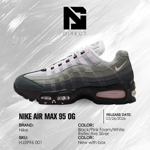 Nike Wmns Air Max 95 OG 'Pink Foam' 2025 / 2026 Women's Running Shoes Mesh Sport Walking Style Sneaker - Product Image 6