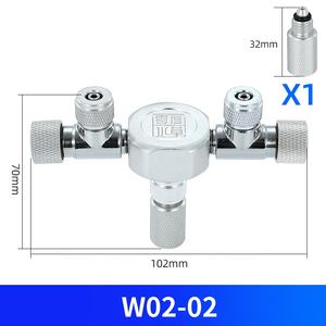 ZRDR <span class=keywords><strong>Aquarium</strong></span> Réservoir <span class=keywords><strong>co2</strong></span> séparateur Tube Pipe Line Multi way Control Valve <span class=keywords><strong>CO2</strong></span> Splitter W02-02Aquarium <span class=keywords><strong>co2</strong></span> Multi-canal contrôleur - Product Image 2