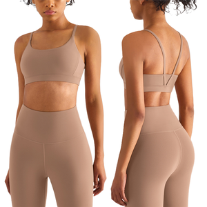 Top Deportivo de Alta Calidad para Gimnasio, con Tirantes Finos y Logotipo Personalizado, para Yoga y Fitness - Product Image 1