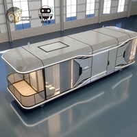 Maison mobile de vacances en plein air, style capsule spatiale, pour sites touristiques, idéale pour les influenceurs, résidence estivale, gîte ou espace de vacances