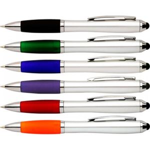 Promotional Bulk 2 in 1 <b>Stylus</b> Plastic Ballpoint <b>Pen</b> for Touch Screen Phone <b>Tablet</b> <b>With</b> Smooth Writing Custom Logo Printed - Product Image 6