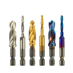 Hex Shank <b>Drill</b> <b>Bits</b> Metric Jobbers Length Tialn Coated For Steel M3 M4 M5 M6 M8 M10 - Product Image 2
