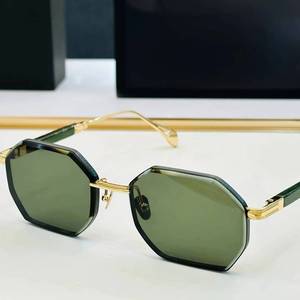 Gafas de sol polarizadas sin montura poligonales de lujo de alta gama, ideales para la conducción de hombres en el ámbito empresarial, gafas de sol con protección UV - Product Image 2